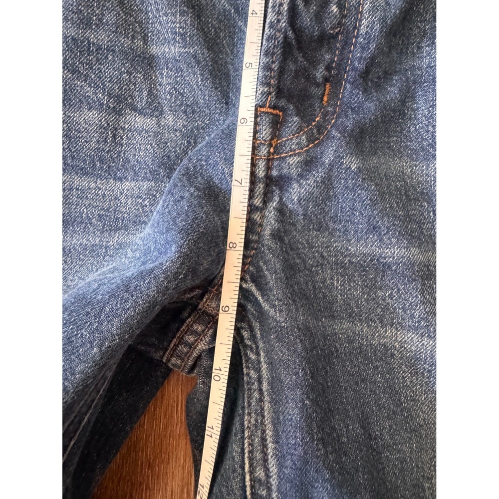 Madewell Blue The Darted Barrel-Leg Jean Button Fly Size 23 - Picture 6 of 7